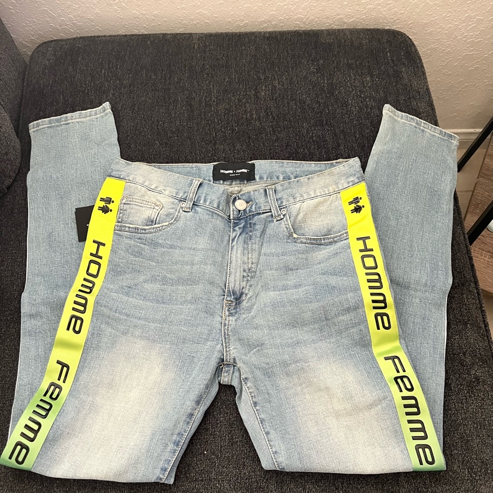 Homme Femme Skinny Pants